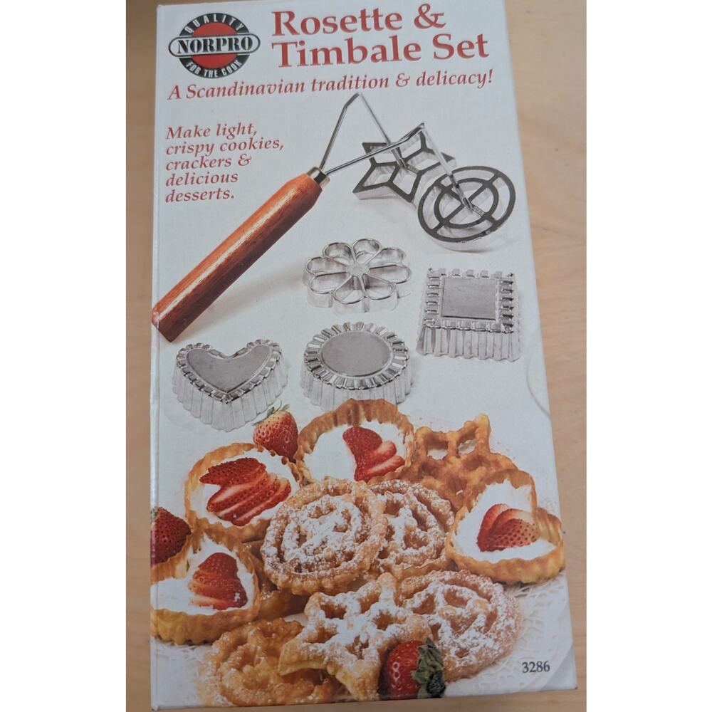 💧NIB Norpro Rosette & Timbale Set